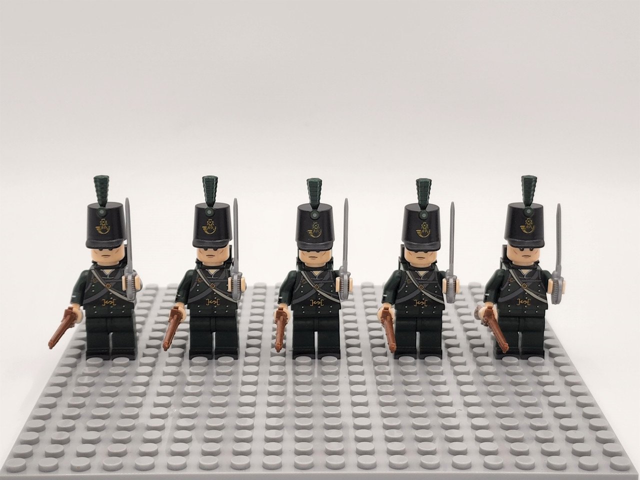 5Pcs British 95th Rifles Brigade British Army Napoleonic Wars Minifigures