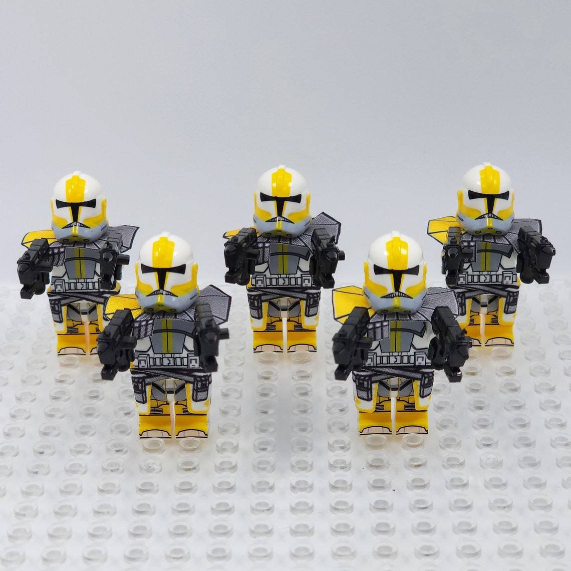 5pcs 327th Arc Troopers Star Wars 327th Star Corps Arc Troopers Minifigures Toys