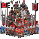 38pcs Medieval Chinese Soldiers The Qin Empire Han Ming Qing dynasty Minifigures