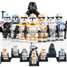 8pcs Star Wars Waxer and Boil Fives Stormtrooper Commander Wolfpack Minifigures