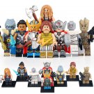 8pcs Thor Jane Foster Mighty Thor Gorr Valkyrie Zeus Korg Groot Minifigures