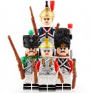 4pcs Napoleonic Wars Spanish Italian Swiss Dutch Army Soldiers Minifigures