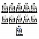 11pcs Star Wars Stormtrooper Commander The First Order Army Minifigures Toys