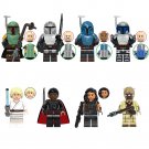 8pcs Star Wars The Mandalorian Koska Reeves Cara Dune Gideon Luke Minifigures
