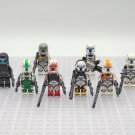 8pcs Star Wars Clone Commando Delta Squad Boss Sev Fixer Gregor Voca Minifigures