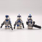3pcs Star Wars 501st Legion Clone Trooper Hardcase Dogma Medic Kix Minifigures