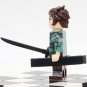 Demon Slayer Kamado Tanjiro (Checkered Suit) Minifigures Weapon and Accessories