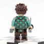 Demon Slayer Kamado Tanjiro (Checkered Suit) Minifigures Weapon and Accessories