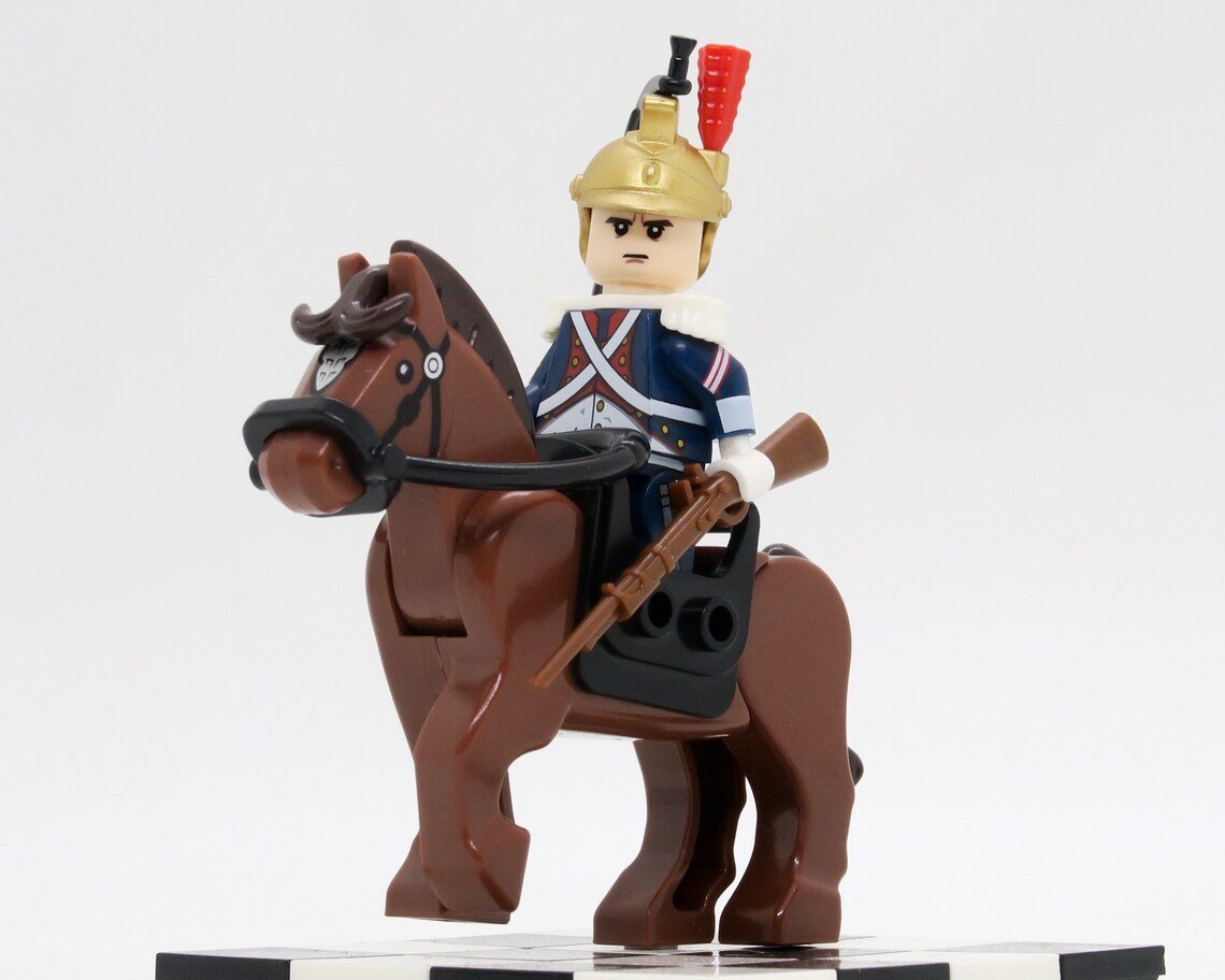 Napoleonic Wars Dutch Dragoon Guard Minifigures Horse Weapons Accessories
