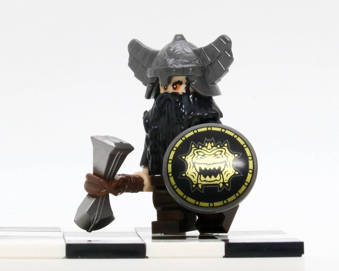 Evil Dwarf Warrior Minifigures Weapons Accessories
