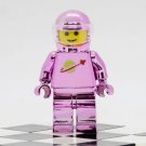 Spaceman Astronaut Metallic Pink Minifigures Accessories