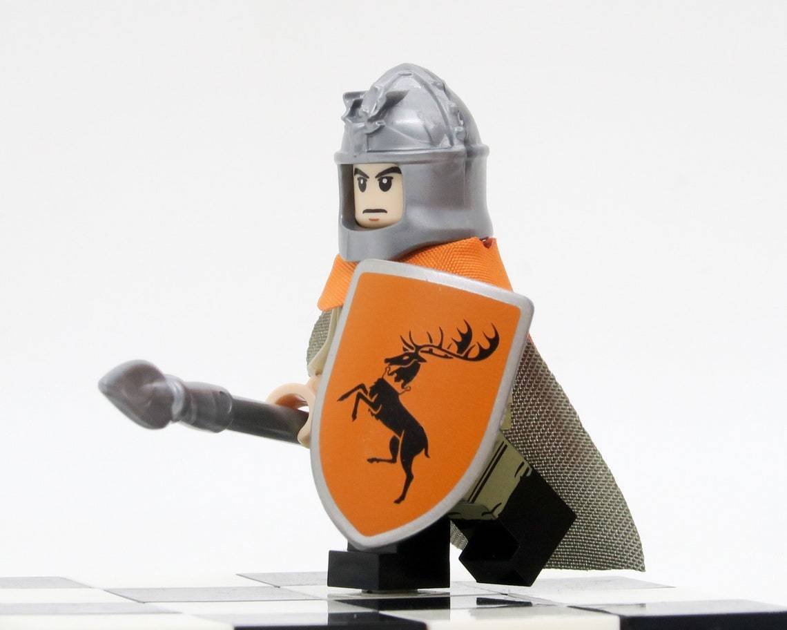 Game of Thrones Baratheon Soldier Spearman Minifigures Weapon and Accessories