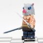 Demon Slayer Hashibira Inosuke Minifigures Weapons and Accessories Blocks Toys