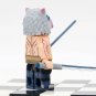 Demon Slayer Hashibira Inosuke Minifigures Weapons and Accessories Blocks Toys