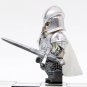 Game of Thrones Kingsguard Knight Body Silver Minifigures Weapons Accessories