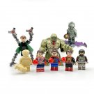 8pcs Spider-Man Doctor Octopus Green Goblin Lizard Electro Sandman Minifigures