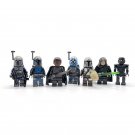 7pcs Star Wars Mandalorian Nite Owls Moff Gideon Luke Dark trooper Minifigures