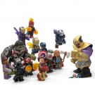 13pcs Superhero Avengers Vs Thanos Marvel Iron Man Thor Hulk Ant-Man Minifigures