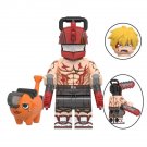 Denji (Battle damaged) The Chainsaw Man Anime Series Minifigures Toys