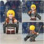 4pcs Attack on Titan Scout Regiment Captain Levi Eren Mikasa Armin Minifigures