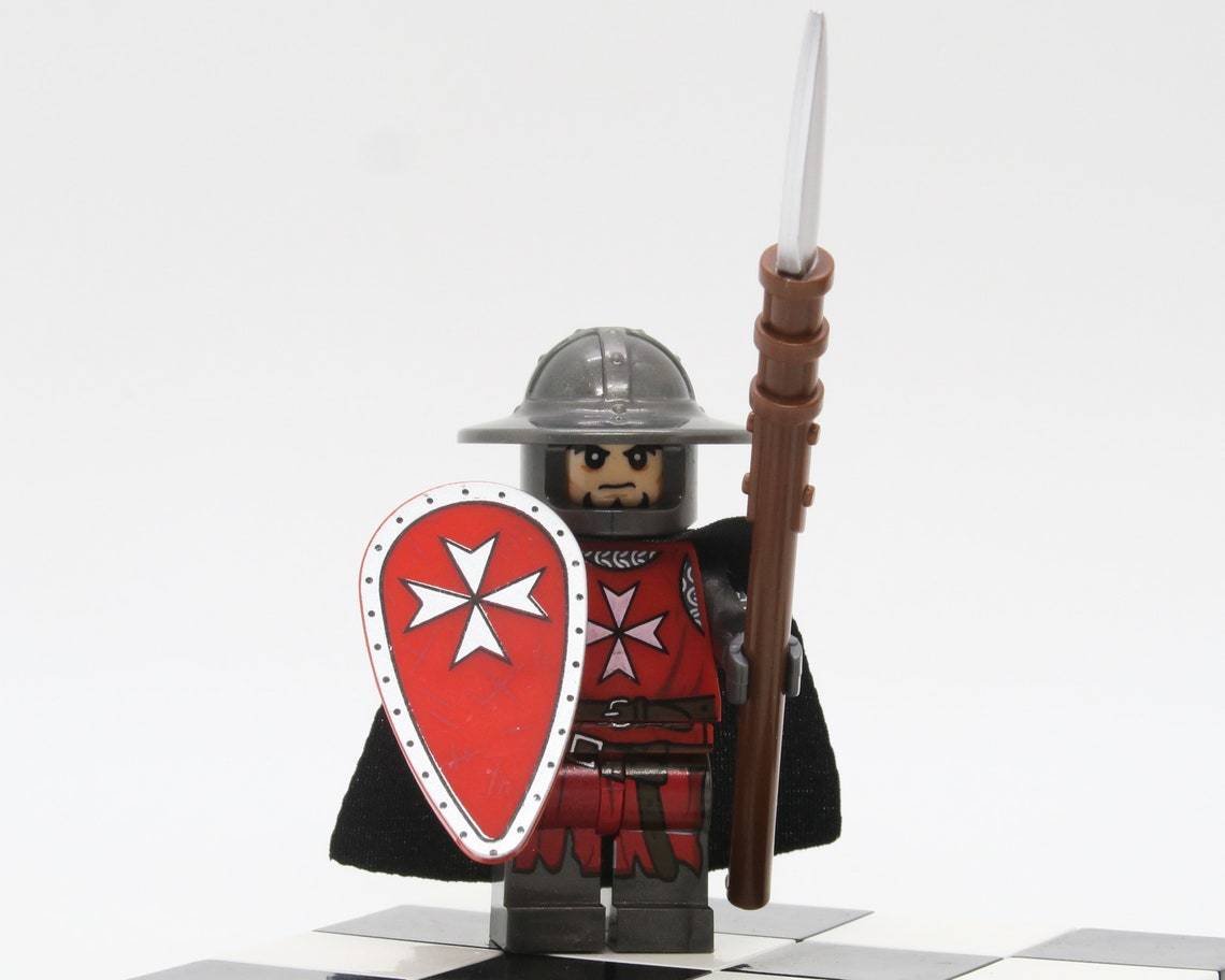 Medieval Crusader The Knights Hospitaller Minifigures Weapon and Accessories