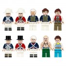 10pcs Pirate and Marines Navy Soldiers Officer Minifigures Accessories