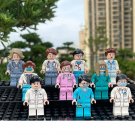 10pcs Hospital Healthcare staff Doctor Nurse Patients Minifigures Accessories