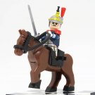 2pcs French Cuirassier Horse Napoleonic Wars Minifigures Battle of Waterloo