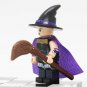 Halloween Purple Witch (with broom) Minifigures Weapon and Accessories