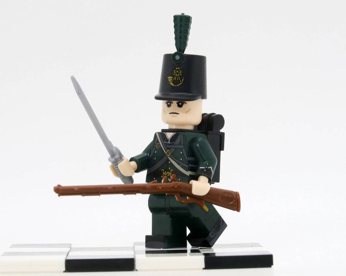 British Army 95th Rifles Green Jacket Minifigures Napoleonic Wars