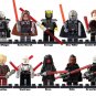24pcs Star Wars Sith Lords Minifigures Set Darth Malgus Darth Vader Inquisitors