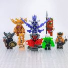 8pcs Warcraft and Starcraft Evil Dwarf Minifigures Set Red Snake Sarah Kerrigan