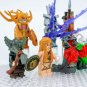 8pcs Warcraft and Starcraft Evil Dwarf Minifigures Set Red Snake Sarah Kerrigan