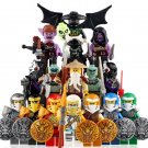 16pcs Ninjago Hero Ninja Minifigures Master of the Mountain Sorcerer Geckles