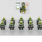 11pcs Star Wars Doom's unit ARC troopers Minifigures Set Weapons and Accessories