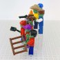 8pcs Plants vs Zombies Minifigures Set Zombie with Weapons and Accessories