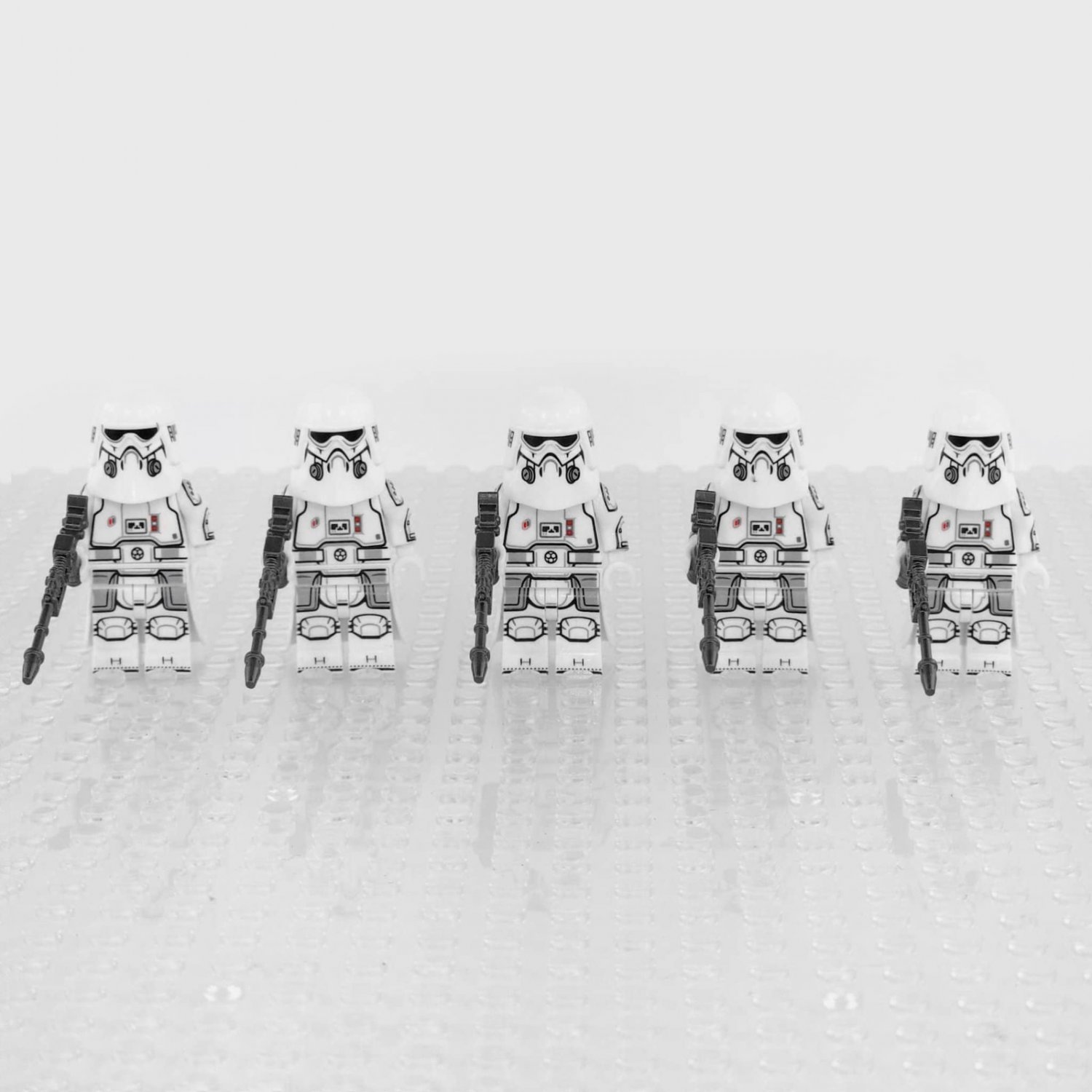 5pcs Star Wars Jedi Fallen Order Flametroopers Minifigures Set Weapons Block Toy