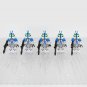 5pcs Star Wars 501st Jetpack troopers Minifigures Set 501st Legion Jet troopers