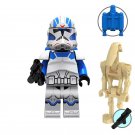 Clone trooper 501st Jet Trooper and Battle Droid Star Wars Minifigures Toys
