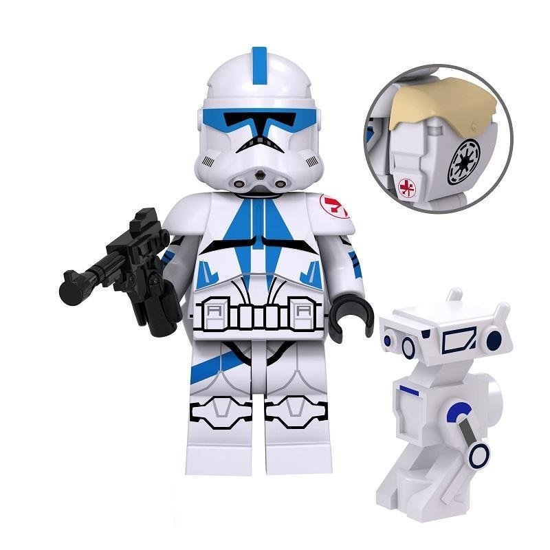Clone Trooper Medic Kix 501st Legion Star Wars Minifigures Building Block Toys