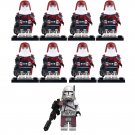 9pcs The 21st Nova Corps Commander Bacara Galactic Marines Star Wars Minifigures