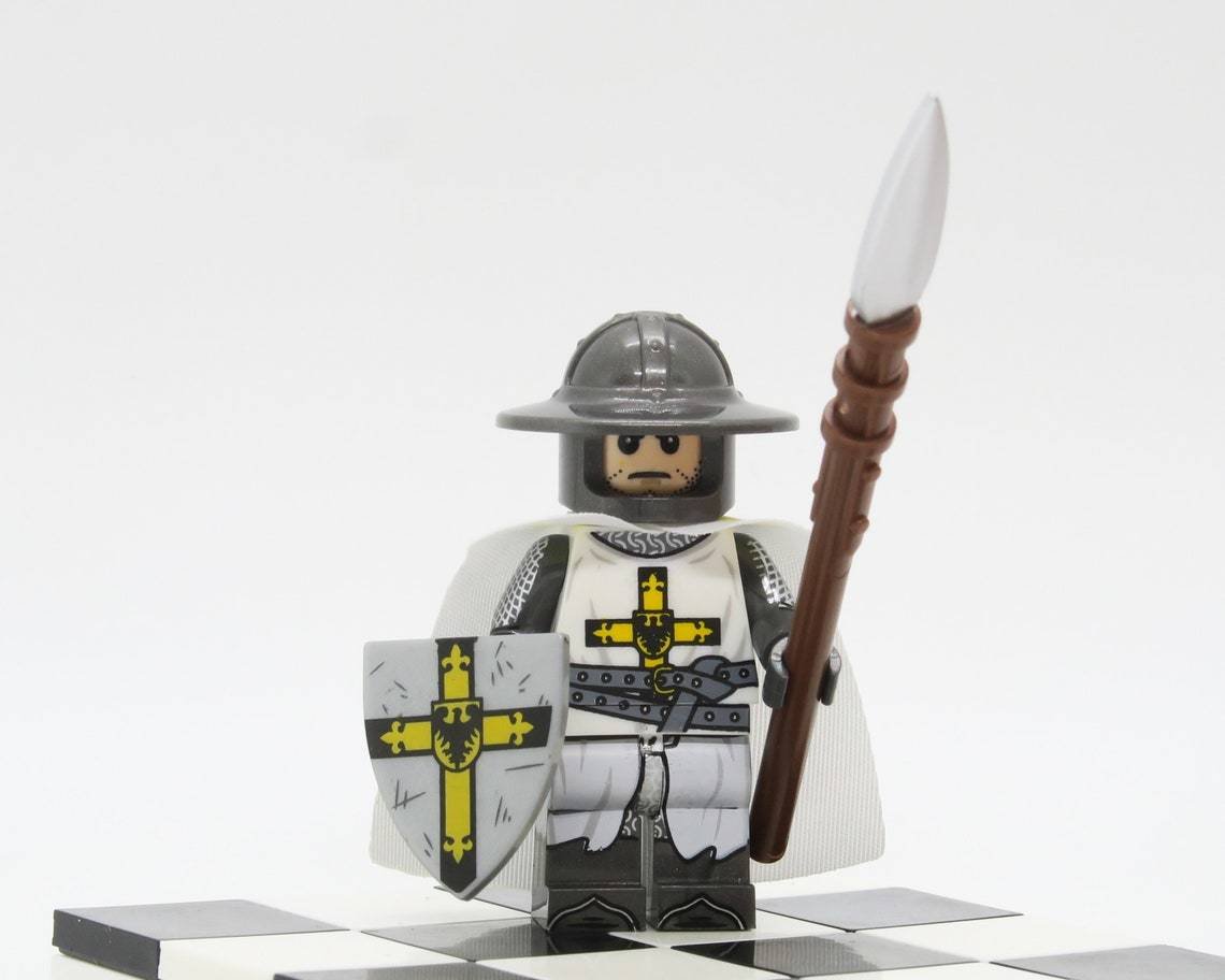 Teutonic Order Teutonic Knights Minifigures Weapons Accessories Crusader Knights