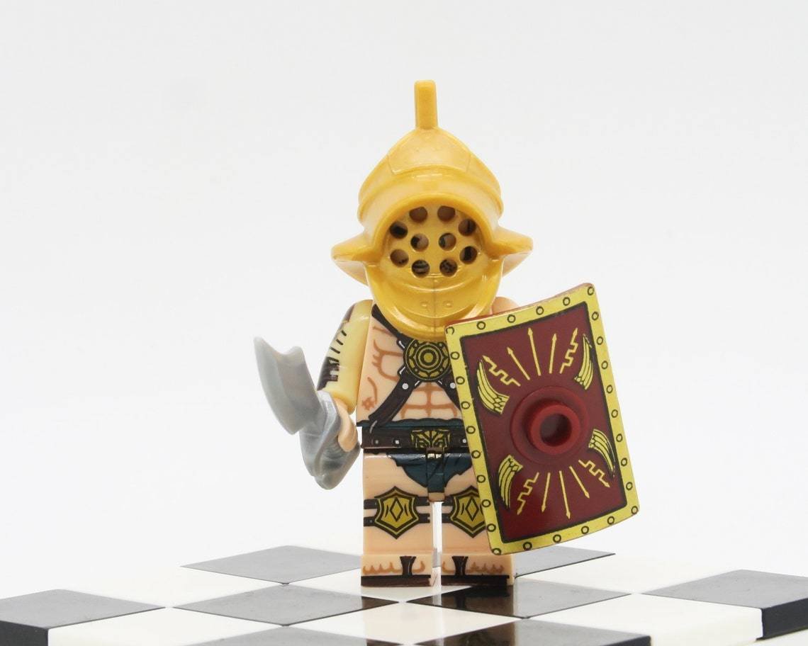 Roman Empire Ancient Rome Gladiator Fighter Minifigures Weapons Accessories