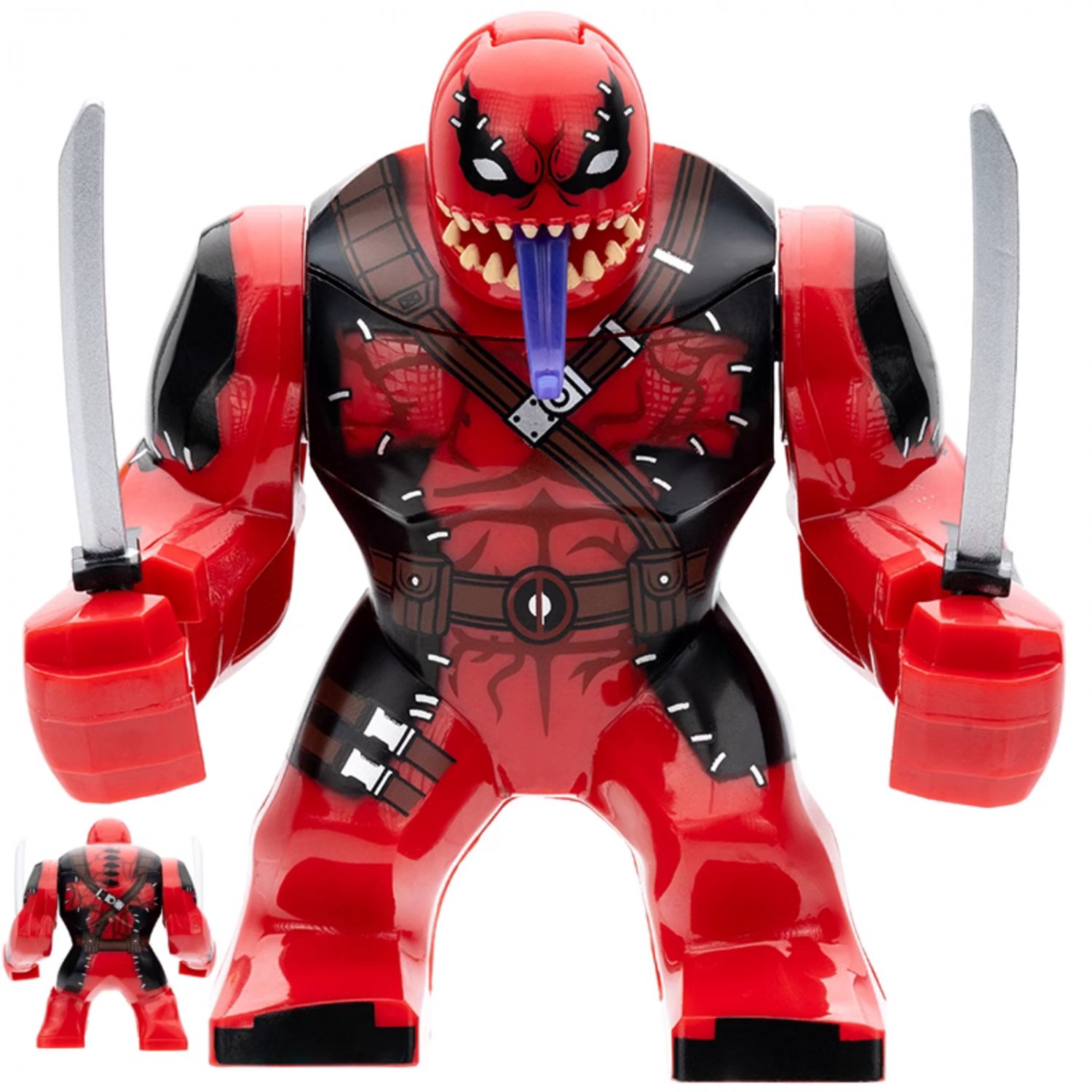 Big Size Venompool Deadpool Minifigures Accessories Building Toys