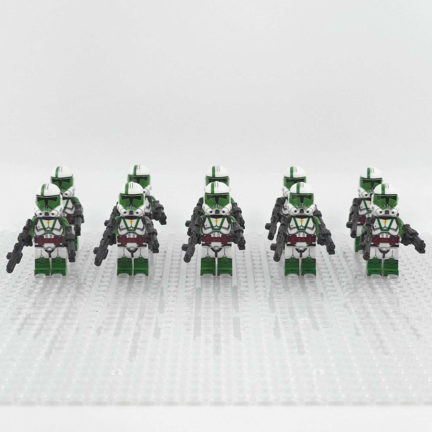 10pcs Star Wars Doom's unit Clone Troopers Minifigures Building Toys