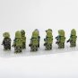 10pcs Star Wars 41st Kashyyyk Troopers Commander Gree Minifigures Building Toys
