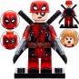 Marvel Lady Deadpool Minifigures Accessories Building Toys