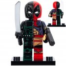 Marvel Evil Deadpool Minifigures Accessories Building Toys