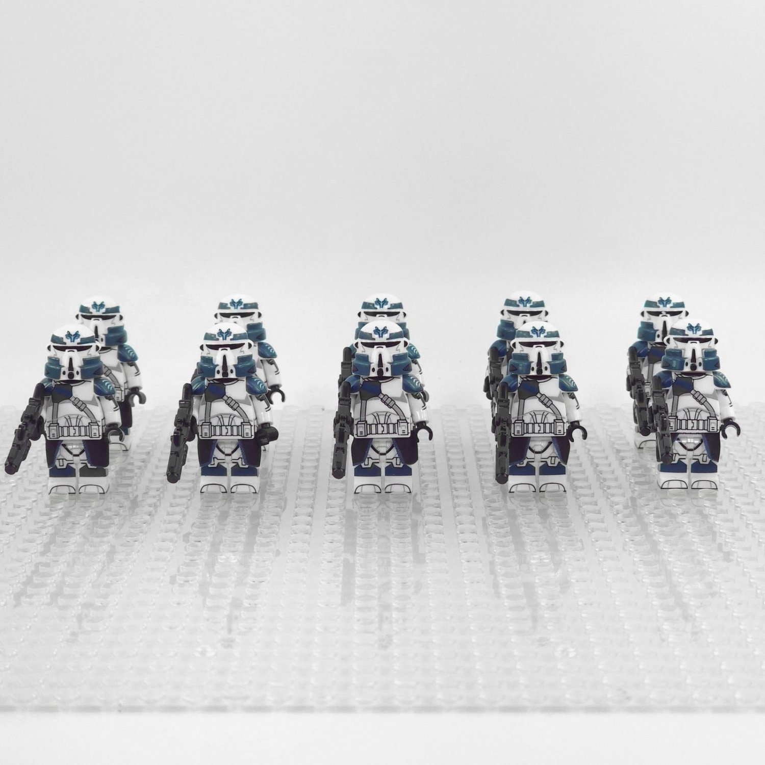 10pcs Star Wars Wolfpack Airborne Paratrooper Minifigures Building Toys