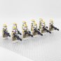 10pcs Star Wars 327th Star Corps Airborne Paratrooper Minifigures Building Toys